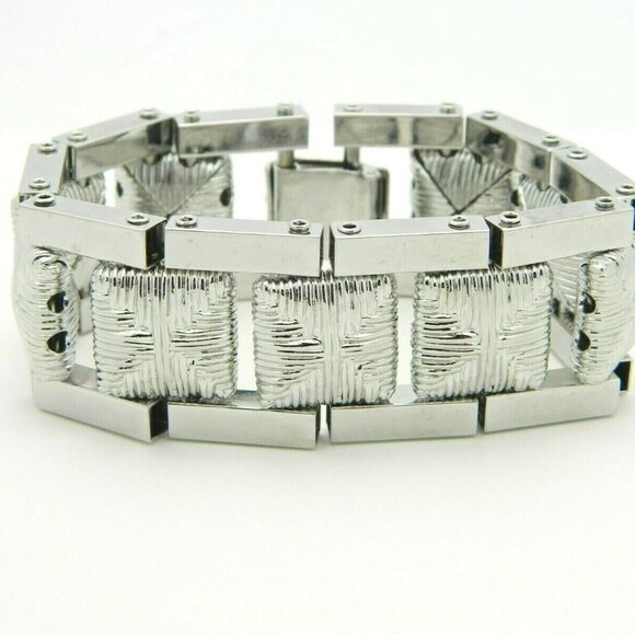 Pcraft Textured Square Basket Weave Design Metal - Picture 1 of 4